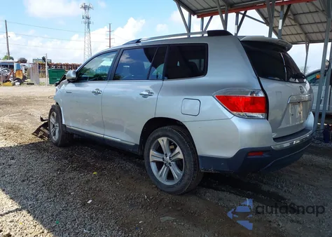 2013 Toyota Highlander Limited V6 из США, поврежденный, VIN 5TDDK3EH8DS244882